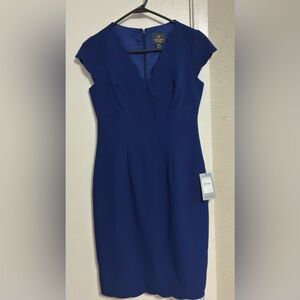 Adrianna Papell Royal Blue Mini Dress